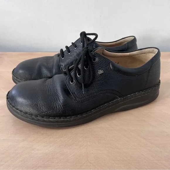 Finn Comfort Germany Leather Lace Up Shoes Men’s 10 Wide Walking Casual Oxford