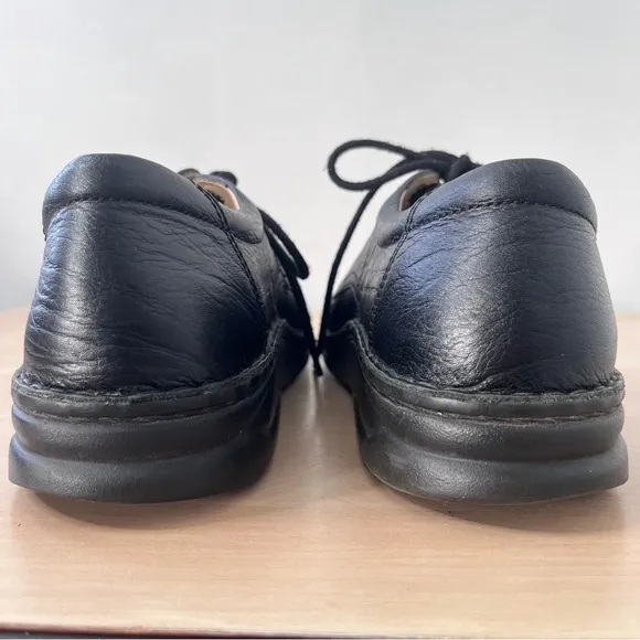 Finn Comfort Germany Leather Lace Up Shoes Men’s 10 Wide Walking Casual Oxford