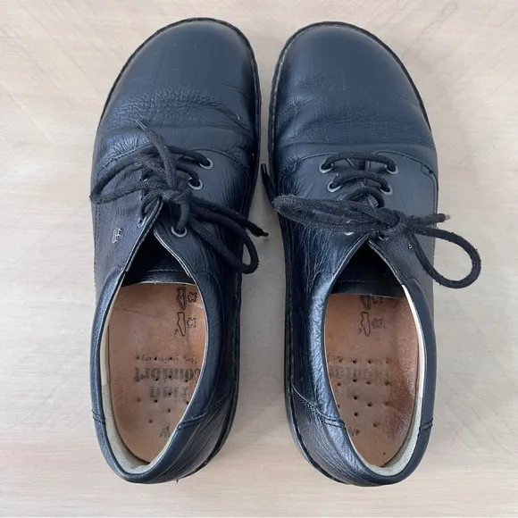 Finn Comfort Germany Leather Lace Up Shoes Men’s 10 Wide Walking Casual Oxford