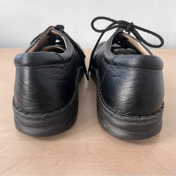 Finn Comfort Germany Leather Lace Up Shoes Men’s 10 Wide Walking Casual Oxford