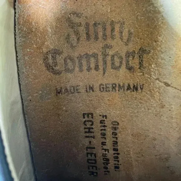 Finn Comfort Womens Leather Oxford Comfort Shoes Size 38 (US 8) Black FA GDD
