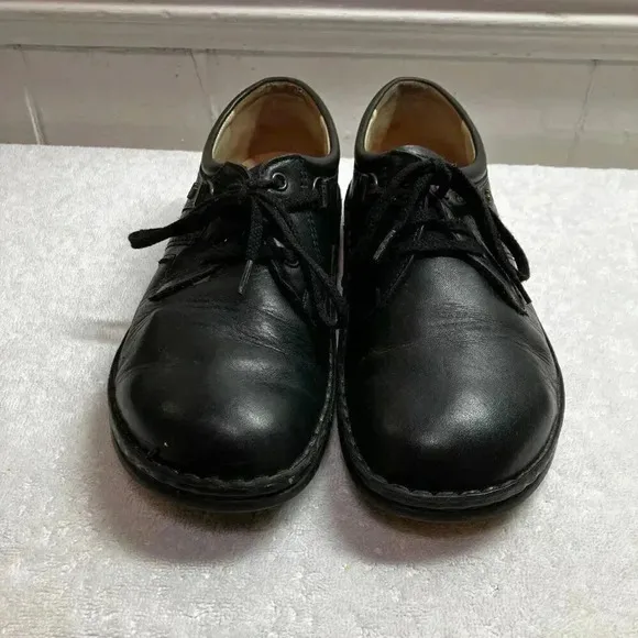 Finn Comfort Womens Leather Oxford Comfort Shoes Size 38 (US 8) Black FA GDD