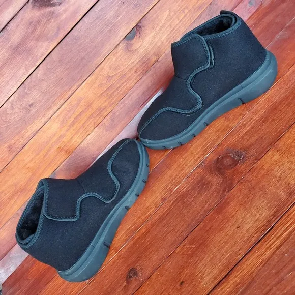 FitVille Diabetic Boots Women‎ 10.5 Wide Warm Fur Lining Shoes Winter New