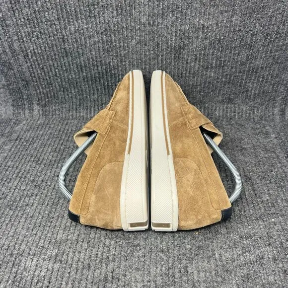 Floris Van Bommel Bora Penny Suede Leather Slip On Loafers Shoes Brown Mens 8