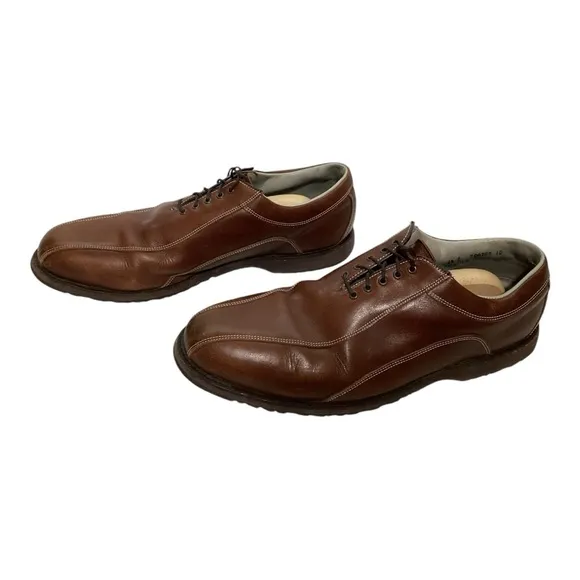 FOOTJOY CLASSICS DRY PREMIER SPIKELESS LEATHER OXFORD GOLF SHOES Men's Size 14 D