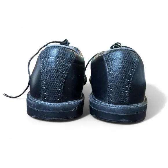 Footjoy Dry I.C.E. Men's Black Leather Lace Up Golf Spikes Shoes Size 9