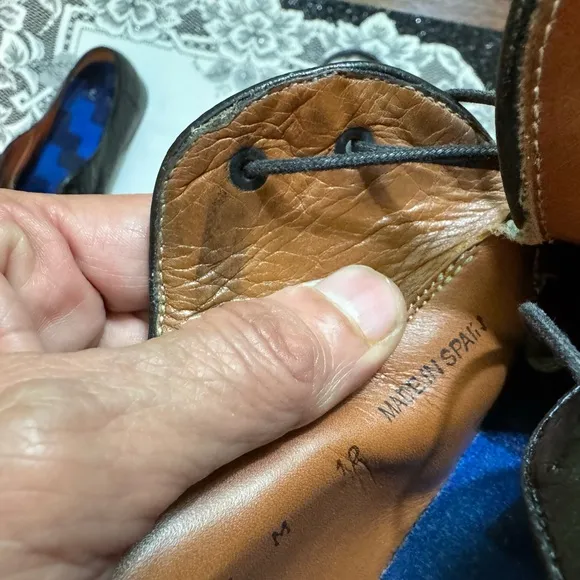 Foster Rainey Men's Black Ostrich Shoes