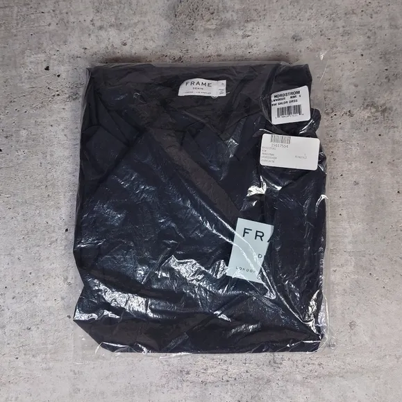 FRAME Denim Black Dress