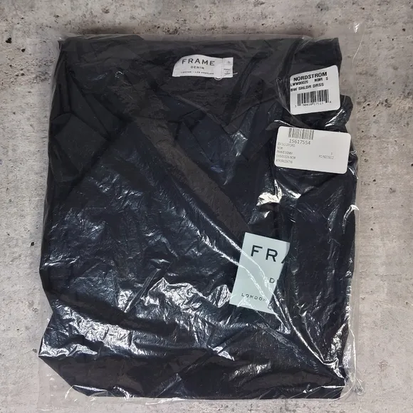 FRAME Denim Black Dress