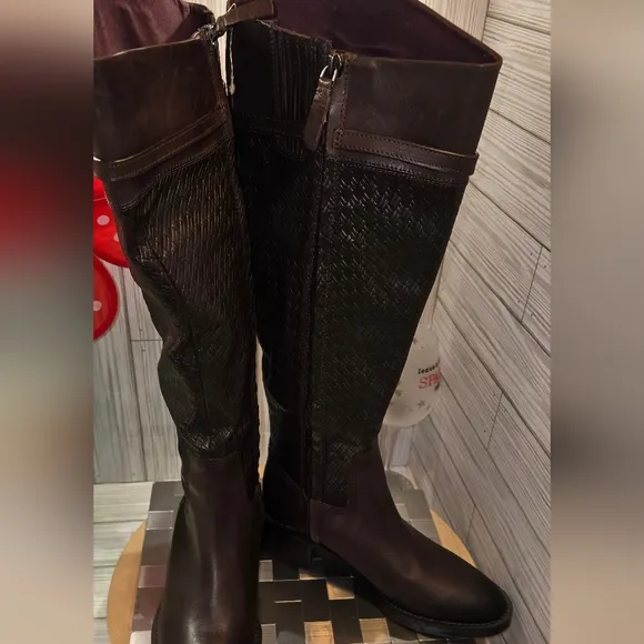 Franco sarto colt tall leather boots