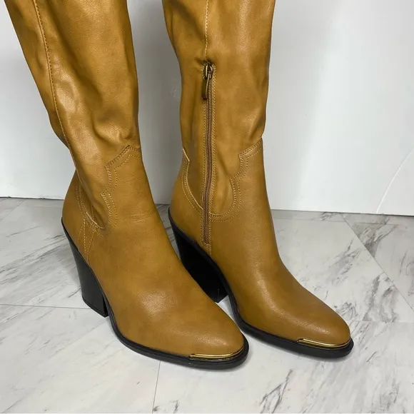 Franco Sarto Glenice Brown Tall Boot 9M
