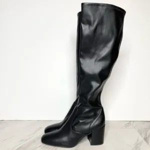 Franco Sarto Talfer Black Tall Heeled Boot 8M
