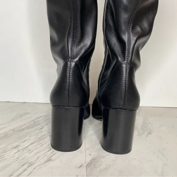 Franco Sarto Talfer Black Tall Heeled Boot 8M