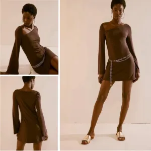 Free People Beach | Amiga Mini Dress | Darkest Chocolate