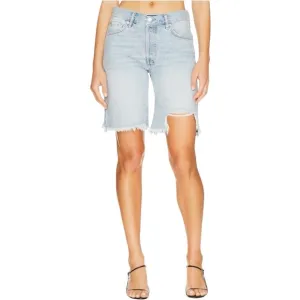 Free People Big Sur Coast Boyfriend Distressed Denim Short, Size 31