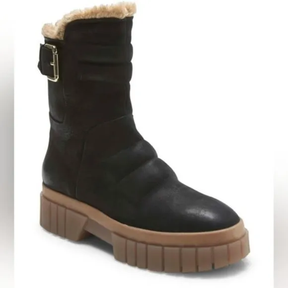 Free People Fable Faux Fur Boots