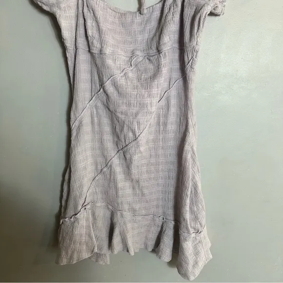 Free People Lilac Elle Flare Mini Dress