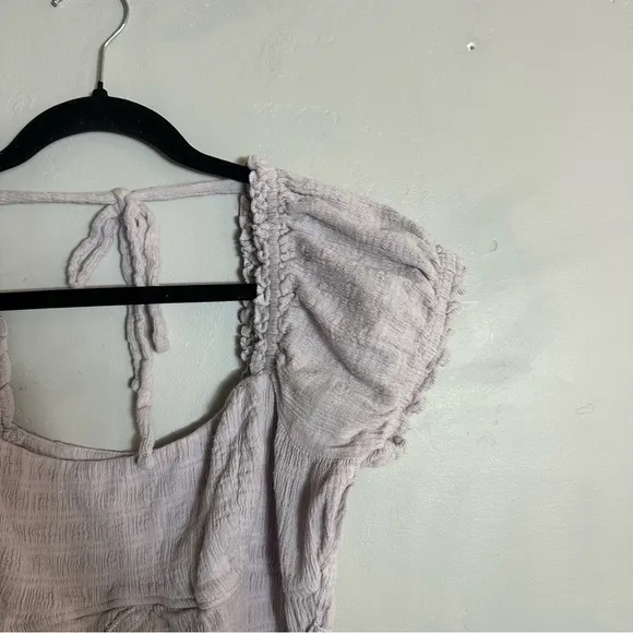 Free People Lilac Elle Flare Mini Dress