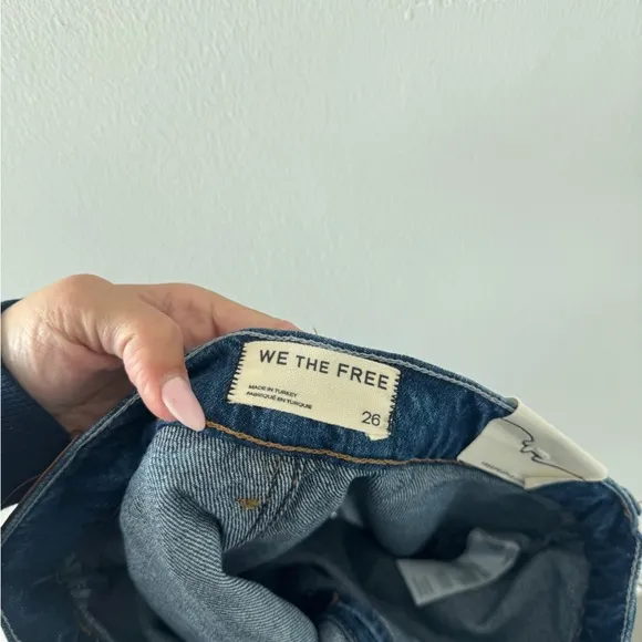 FREE PEOPLE NWT Demi Denim Skort