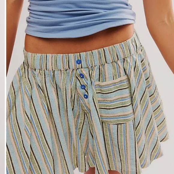 Free People Summerhouse micro skirt
