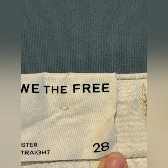 Free People | We The Free Aster Straight Jeans Size 28 NWOT