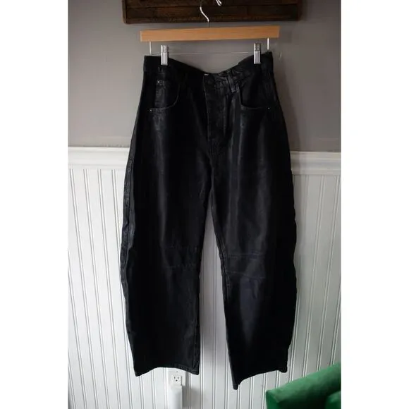 Free People We The Free Good Luck Coated Jeans 26 NEW Starlight