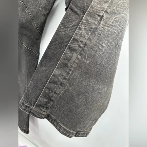 Free People We The Free Vector Moto Mid Rise Flare Jeans Size 25