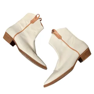 Free People We The Free Wesley Leather Ankle Cowboy Boots