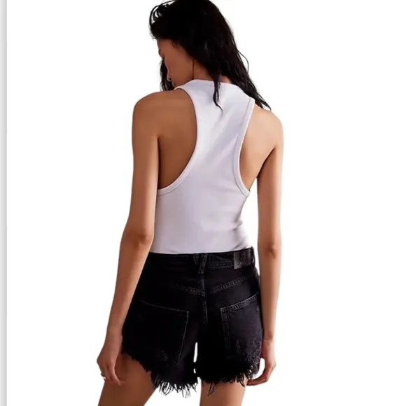 Free People Westwood Distressed Cut Off Shorts