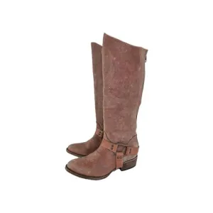 Freebird By Steven Phoenix Boots US 8 M Womens Brown Harness PHNIX Tall Leather