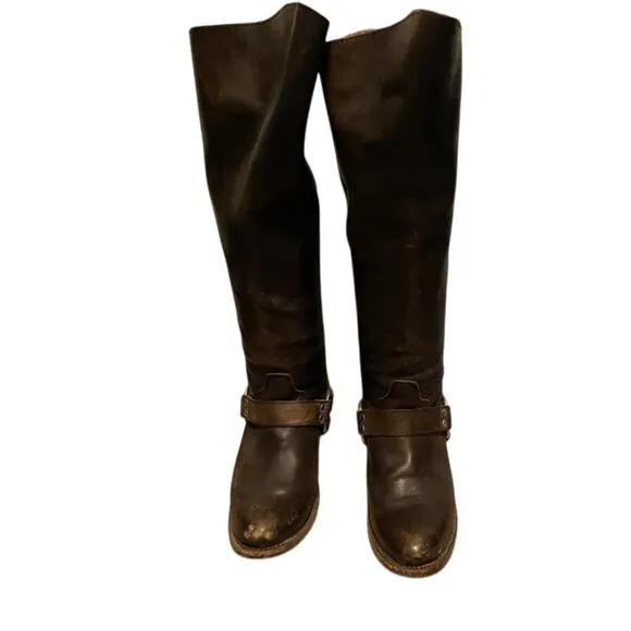 Freebird Sterling Knee Boots with Harness