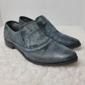 Free People Brady Womens  Slip On Shoes Size 9.5 Gray Leather Loafer Shoes