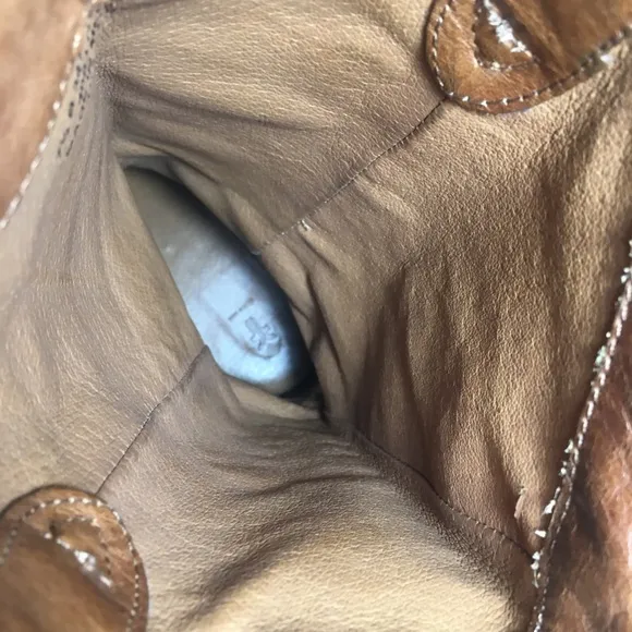 Frye #3471446 Melissa Tall Leather Riding Western Cowboy Womens Boots Size 7.5