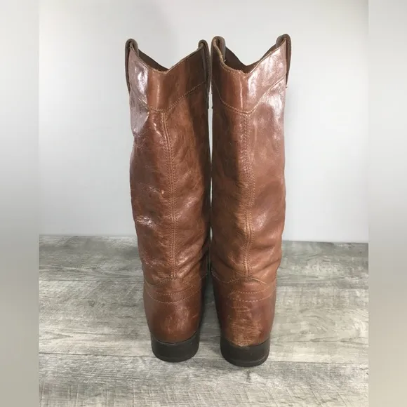 Frye #3471446 Melissa Tall Leather Riding Western Cowboy Womens Boots Size 7.5
