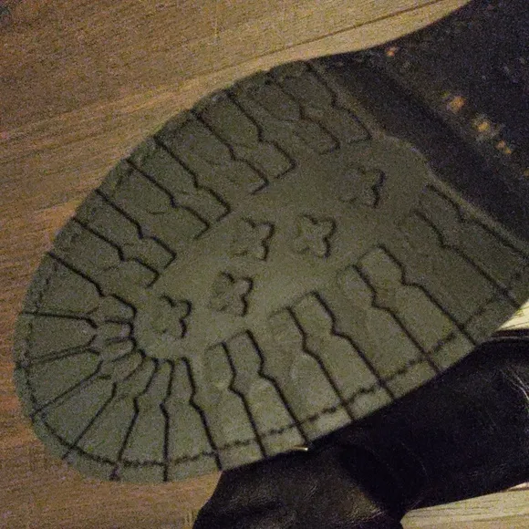 FRYE &quot;Natalie Engineer&quot; Black Leather Short Boots