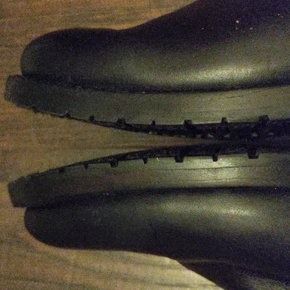 FRYE &quot;Natalie Engineer&quot; Black Leather Short Boots