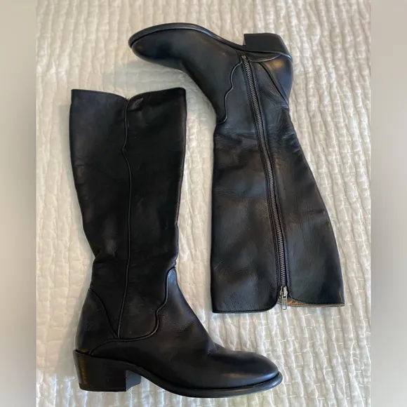 Frye Carson Piping Tall Leather‎ Boots