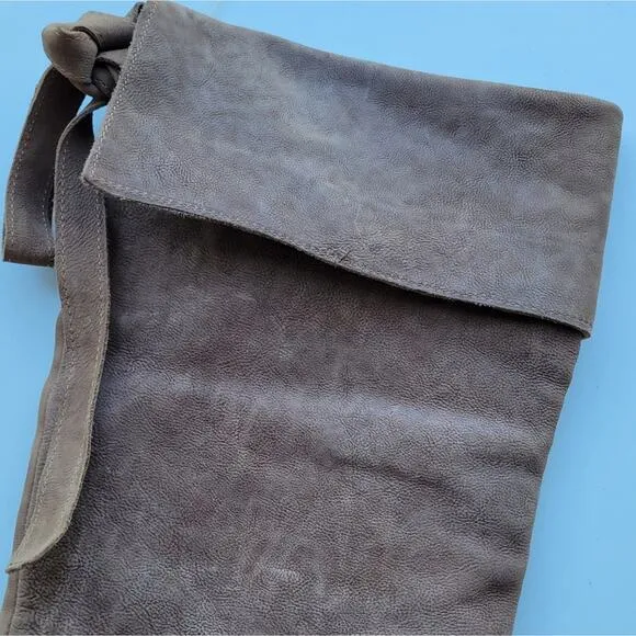 Frye CELIA Over the Knee Taupe Leather Tall Boots 7.5