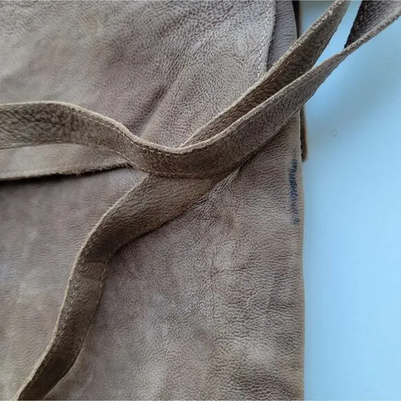 Frye CELIA Over the Knee Taupe Leather Tall Boots 7.5