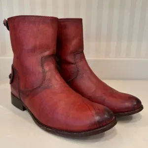 Frye Cognac Leather Boots Size 8 1/2B