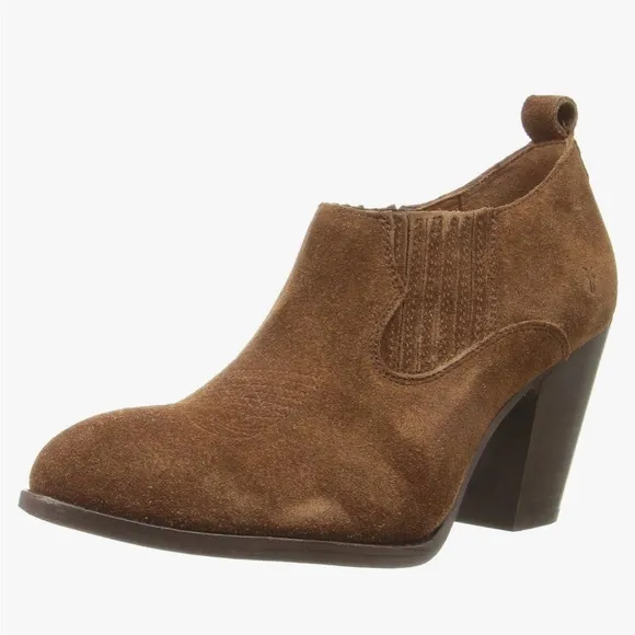 Frye Ilana Women’s Short Leather Suede Ankle Boots size 7 Western