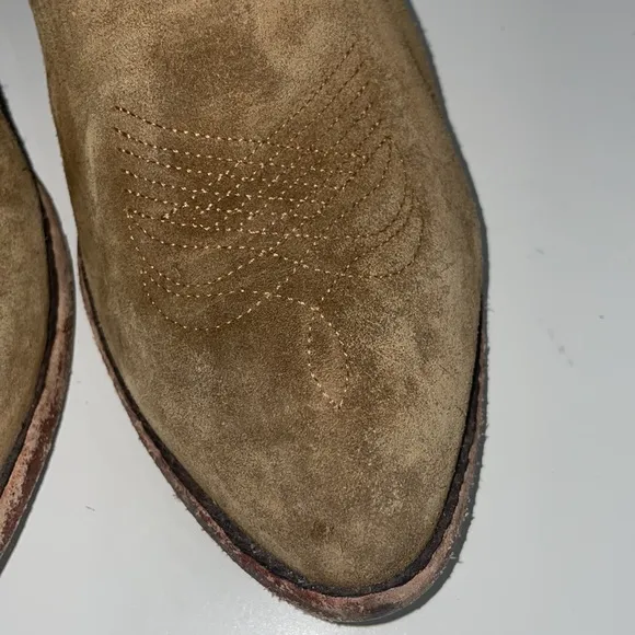 Frye Ilana Women’s Short Leather Suede Ankle Boots size 7 Western