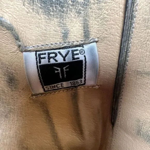 Frye Jayden Button Tall Riding Boots, Black Leather, Women's 8.5 Equestrian
