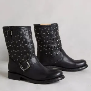 Frye Jenna Cut Stud Short Boots