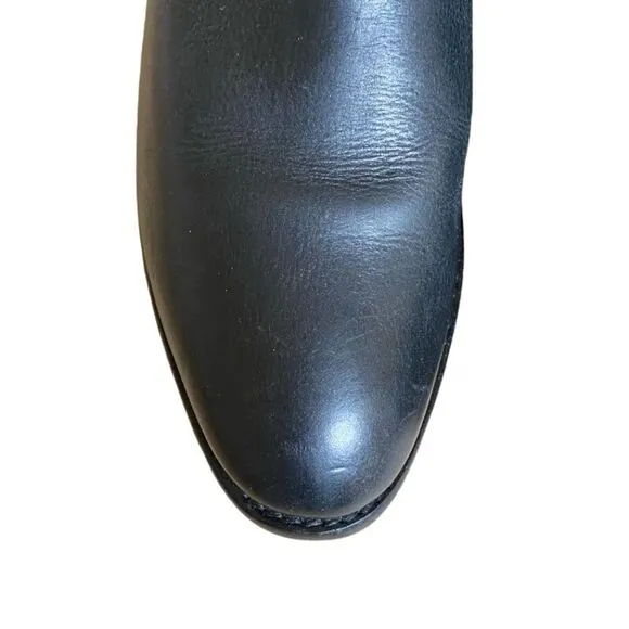 Frye Lindsay Gore Short Leather Ankle Boots Women's Size 9 Black Round Toe