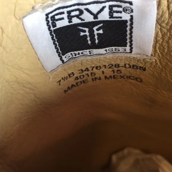 Frye Malorie Knotted Tall Brown Boots Size 7.5