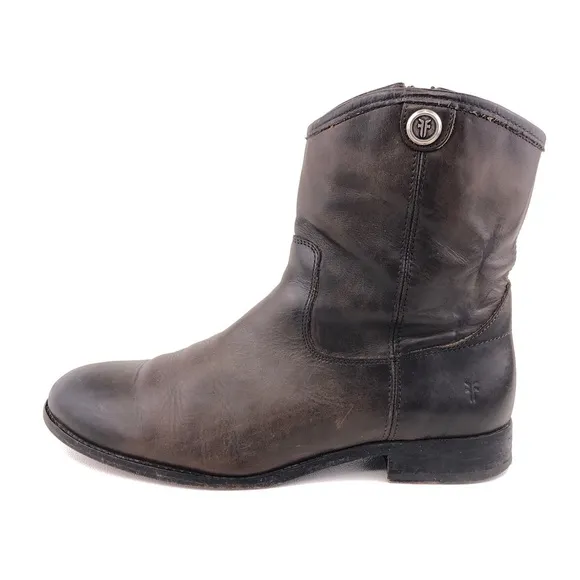 Frye Melissa Button Short Ankle Boots 9.5B