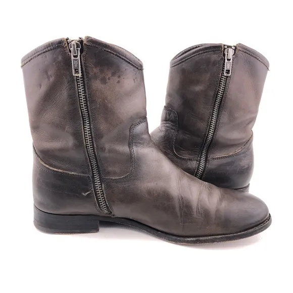 Frye Melissa Button Short Ankle Boots 9.5B