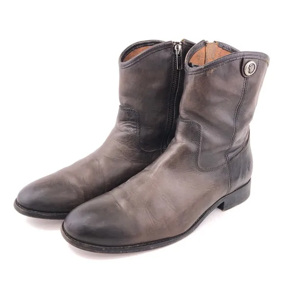 Frye Melissa Button Short Ankle Boots 9.5B
