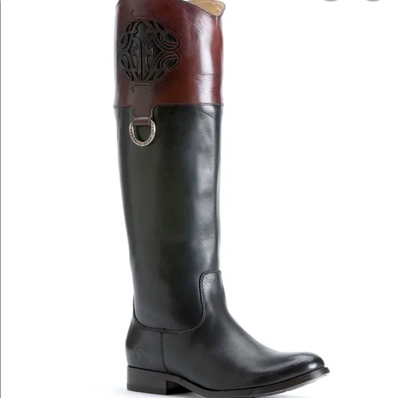 Frye Melissa Logo Tall Boots